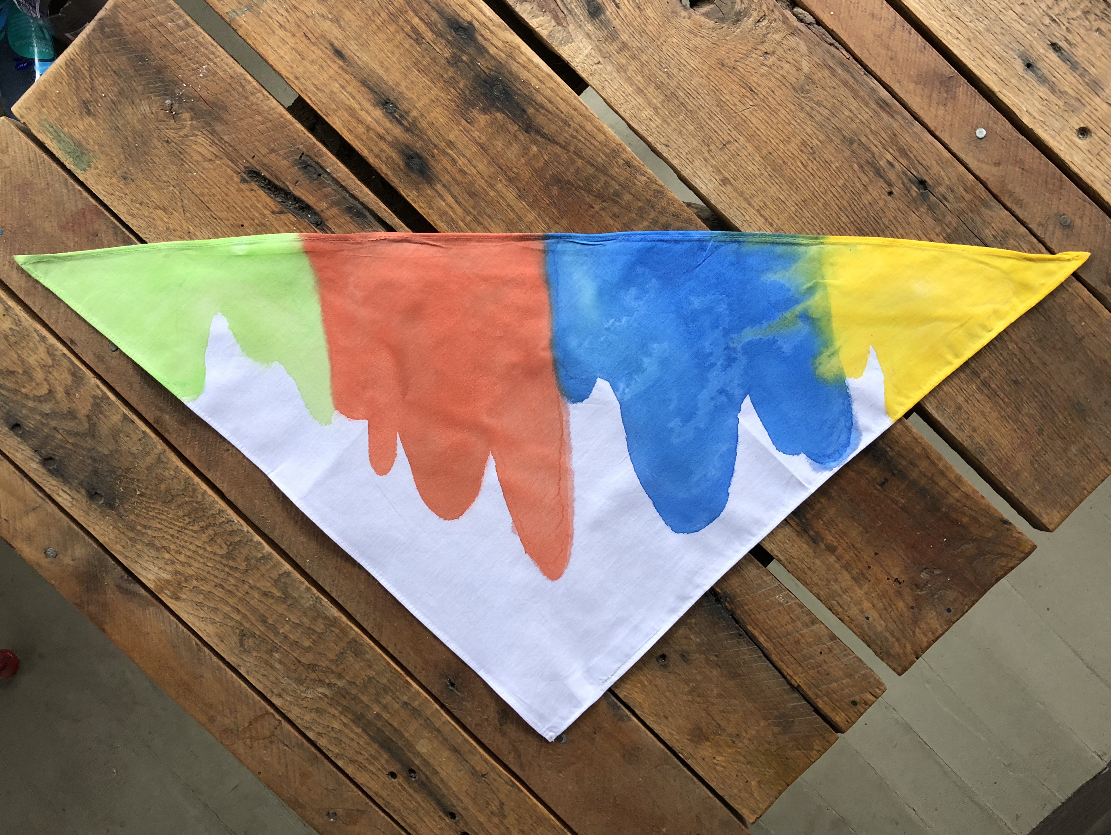 melted crayons